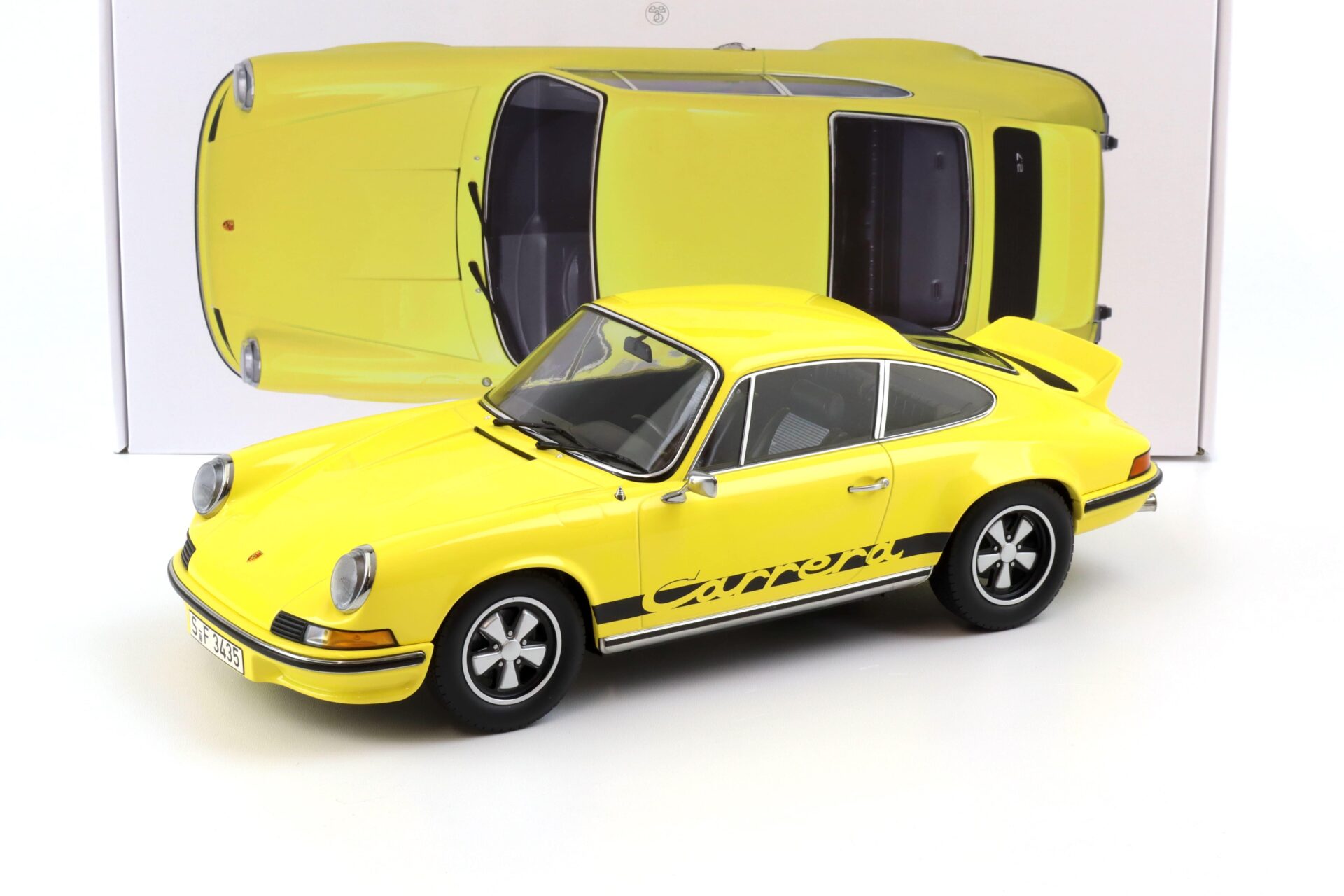 1:12 Norev Porsche 911 Carrera RS 2.7 yellow/ black 1973 - Limited 200 pcs.