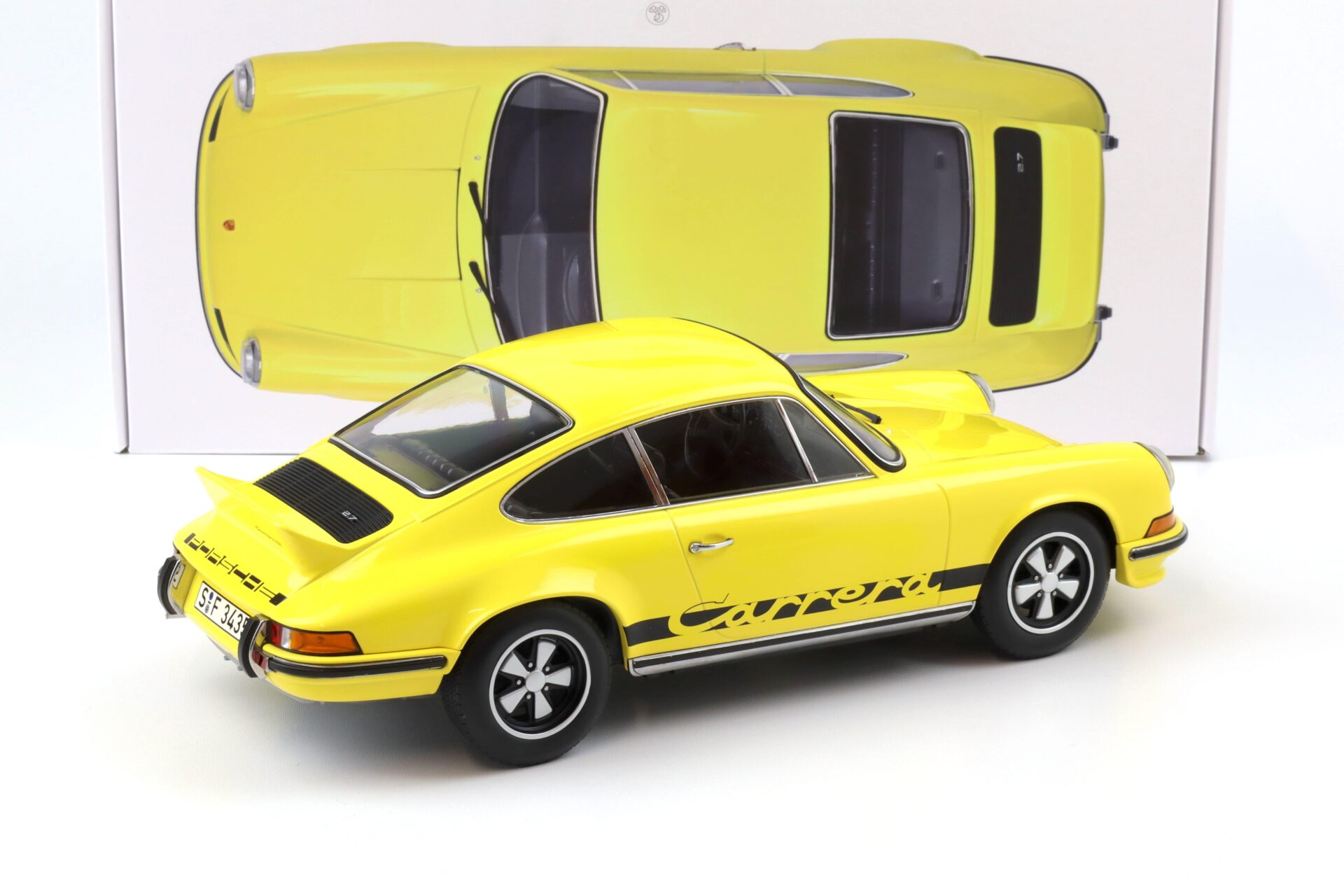 1:12 Norev Porsche 911 Carrera RS 2.7 yellow/ black 1973 - Limited 200 pcs.