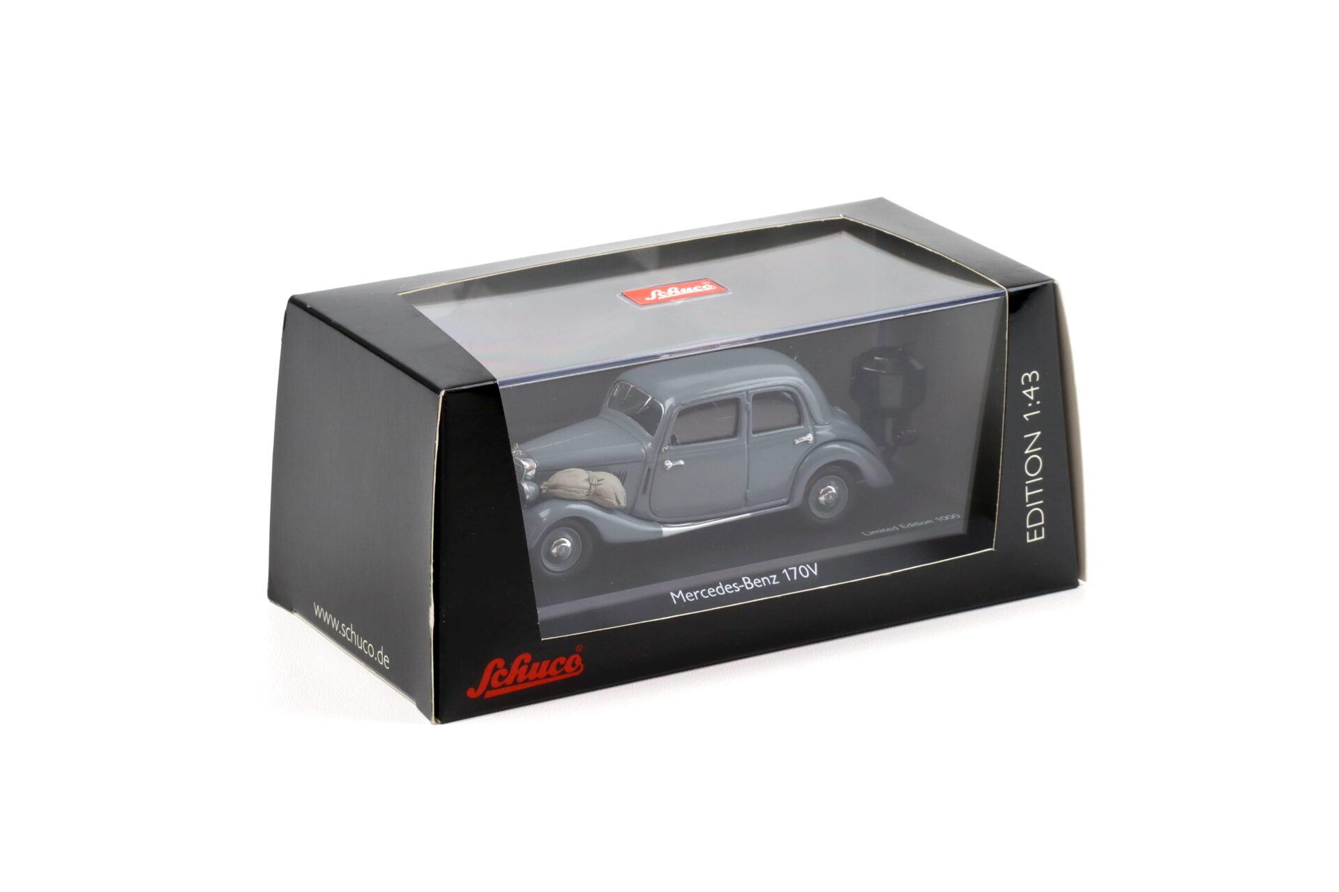 1:43 Schuco Mercedes 170V Holzvergaser grey/ black