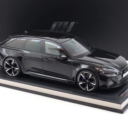 1:12 Motorhelix Audi RS6 Avant C8 black metallic 2021 with display - Limited 30 pcs.