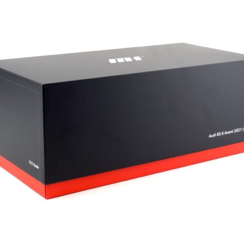 1:12 Motorhelix Audi RS6 Avant C8 black metallic 2021 with display - Limited 30 pcs.