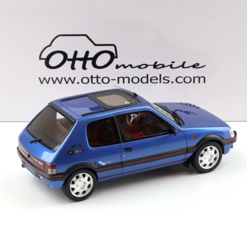 1:18 OTTO mobile OT1153 Peugeot 205 1.9 GTI Le Mans Miami blue 1991