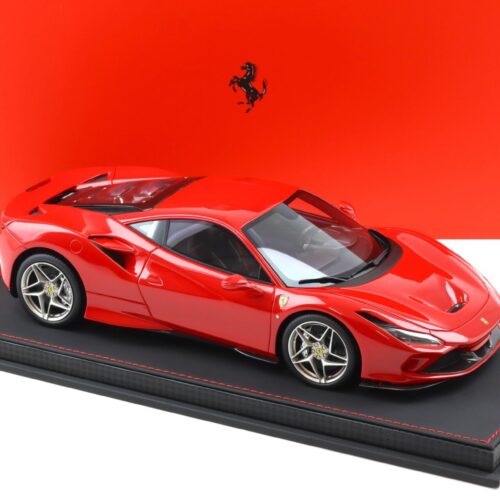 1:18 BBR Ferrari F8 Tributo Coupe Rosso Corsa red with display - Limited 48 pcs.