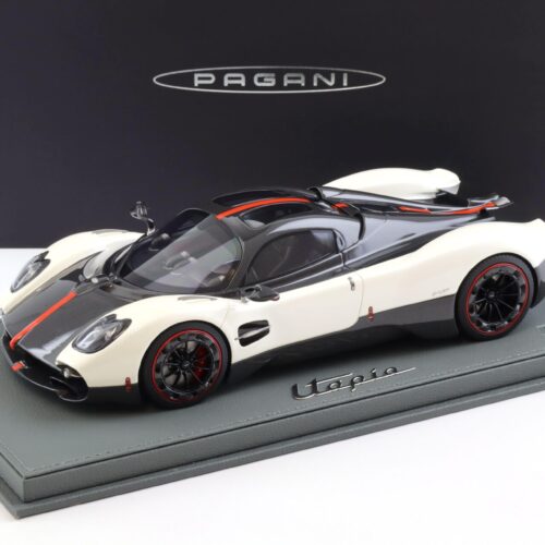 1:18 BBR Pagani Utopia Bianco Benny white/ Carbon - Limited 50 pcs.