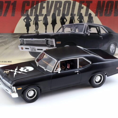 1:18 GMP 1971 Chevrolet Nova Coupe matt black DEATH PROOF 18925