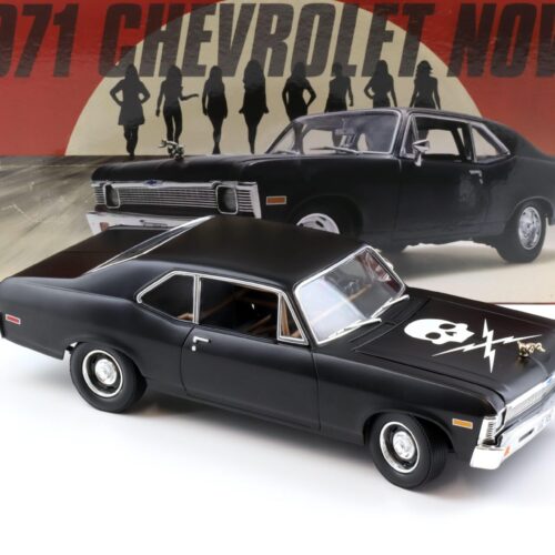 1:18 GMP 1971 Chevrolet Nova Coupe matt black DEATH PROOF 18925