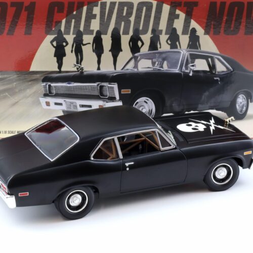 1:18 GMP 1971 Chevrolet Nova Coupe matt black DEATH PROOF 18925
