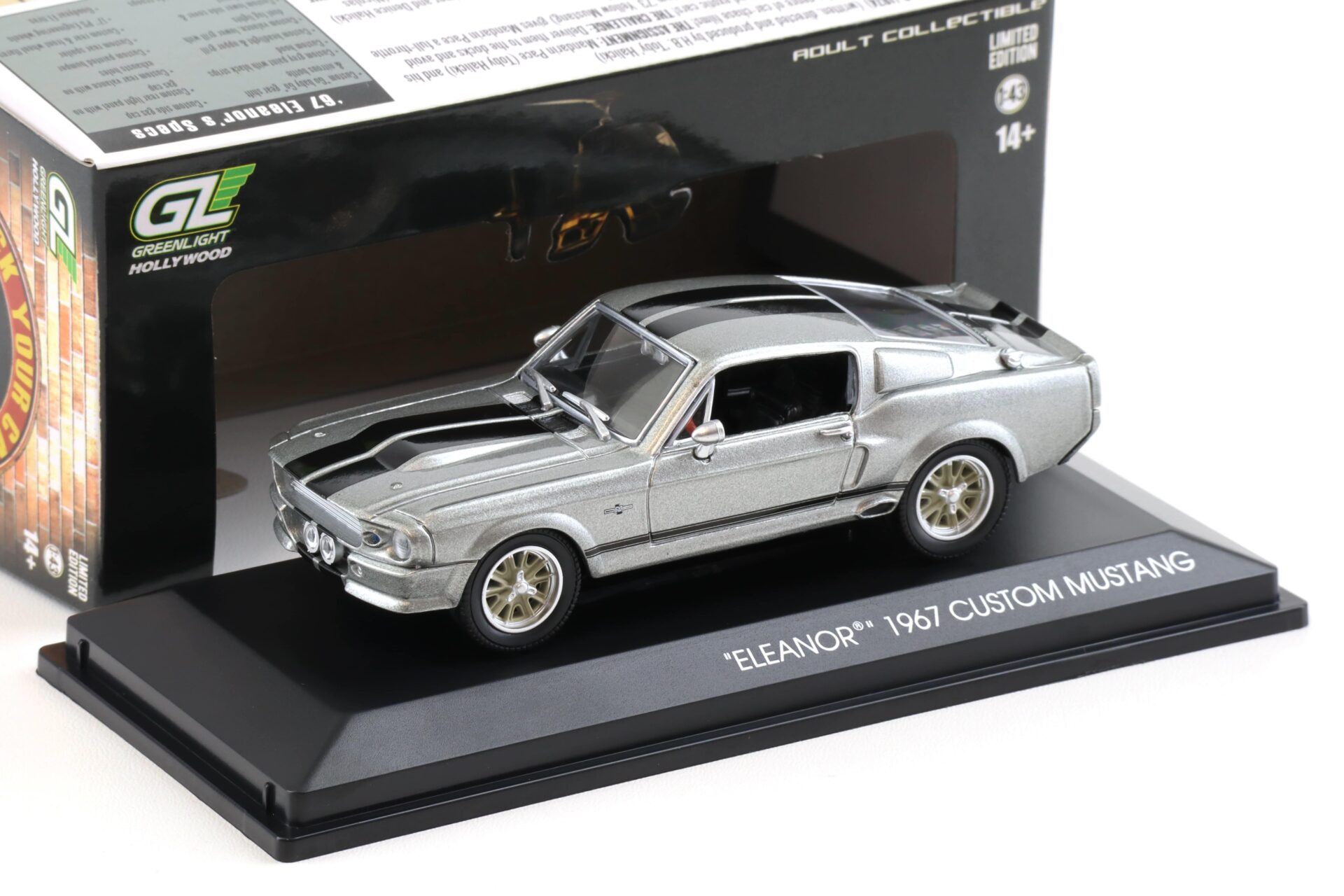 1:43 Greenlight 1967 Ford Mustang Shelby GT500 ELEANOR Gone in 60 Seconds