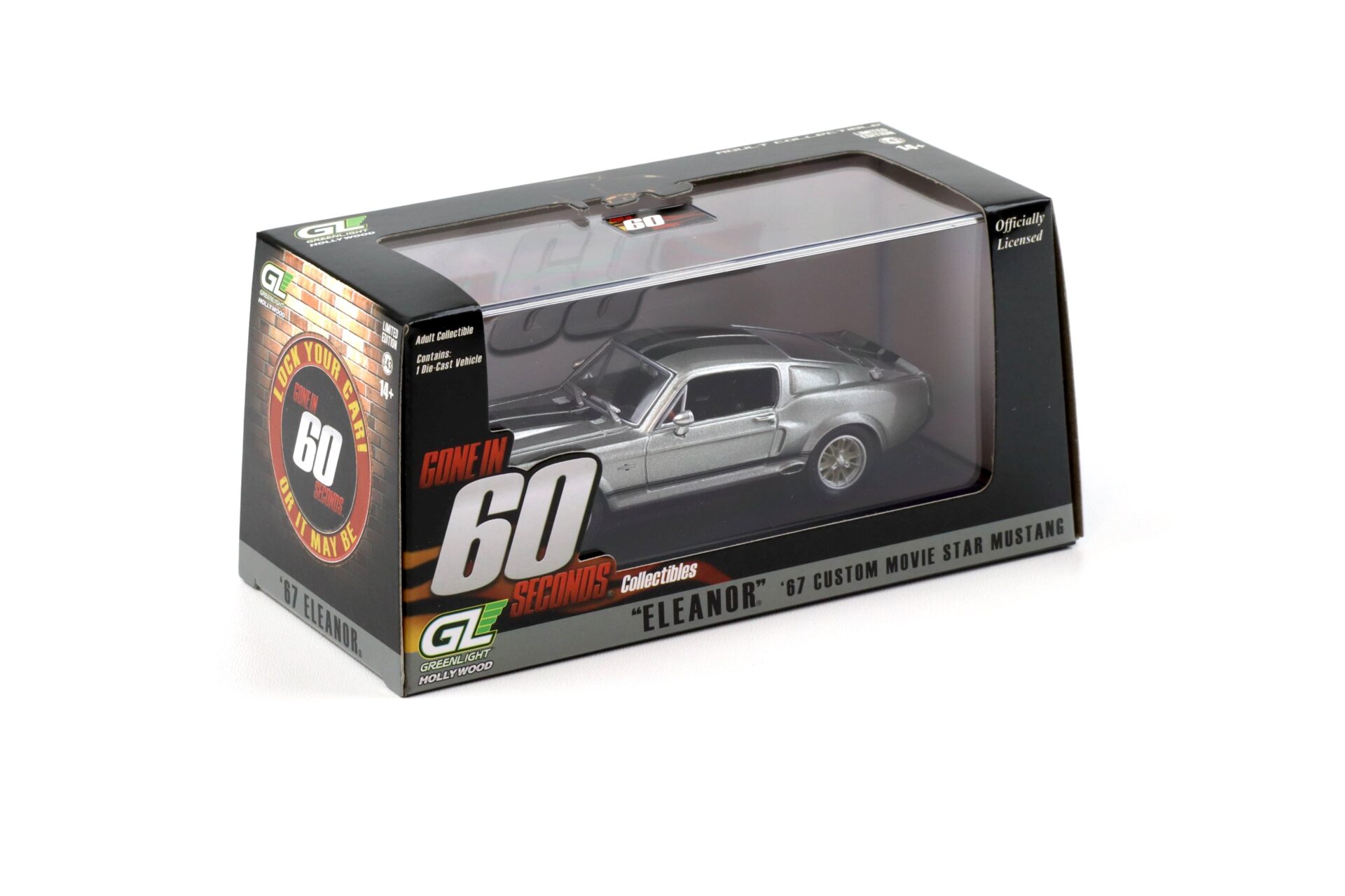 1:43 Greenlight 1967 Ford Mustang Shelby GT500 ELEANOR Gone in 60 Seconds