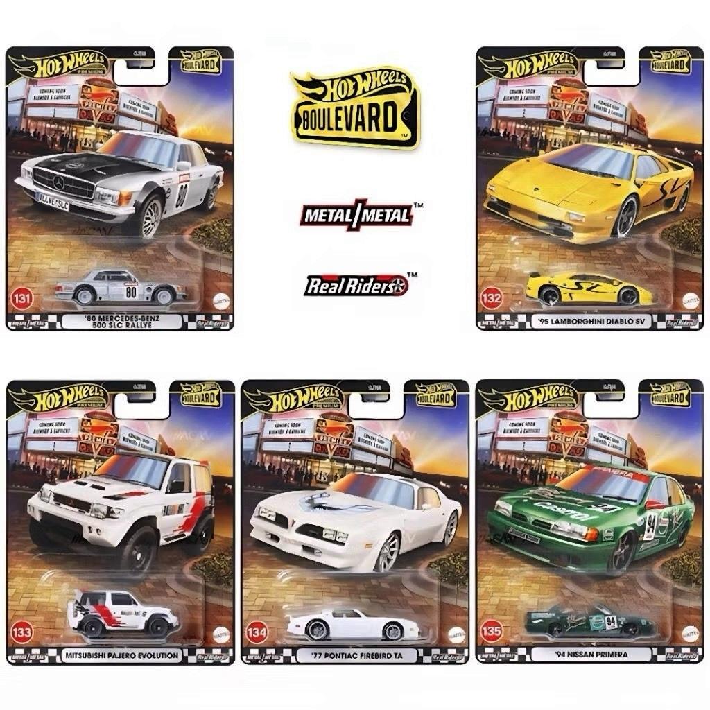 1:64 Hot Wheels Boulevard Series 2025 Car Culture Premium Pack 5 pcs. 978D Mercedes, Lamborghini