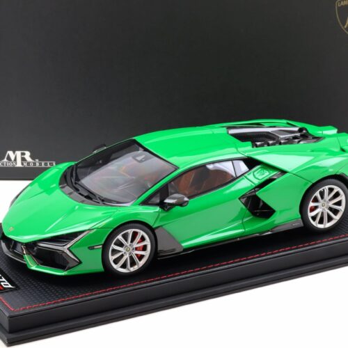 1:18 MR Collection Lamborghini Revuelto Verde Viper with display - Limited 49 pcs.