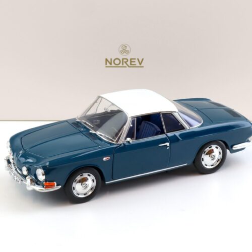 1:18 Norev VW Karmann Ghia 1500 Typ 34 Sea blue/ white top 1961 - Limited 1000 pcs.
