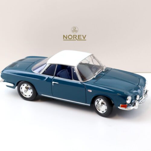 1:18 Norev VW Karmann Ghia 1500 Typ 34 Sea blue/ white top 1961 - Limited 1000 pcs.