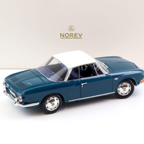 1:18 Norev VW Karmann Ghia 1500 Typ 34 Sea blue/ white top 1961 - Limited 1000 pcs.