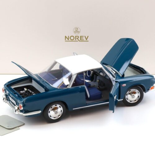 1:18 Norev VW Karmann Ghia 1500 Typ 34 Sea blue/ white top 1961 - Limited 1000 pcs.