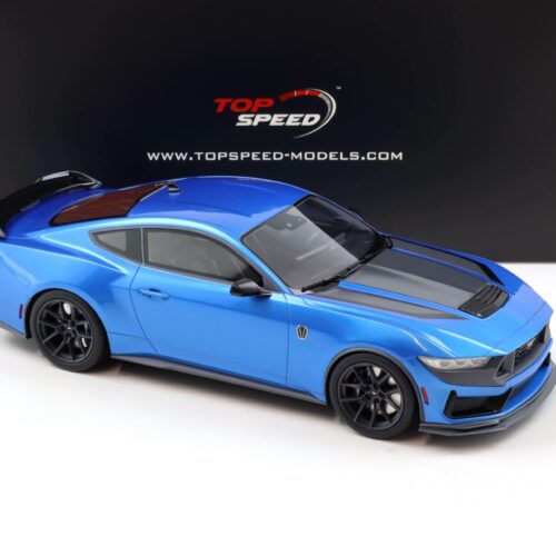 1:18 Top Speed Ford Mustang Dark Horse Grabber blue metallic TS0552