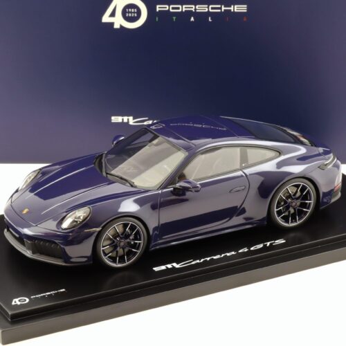 1:18 Spark Porsche 911 992.2 Carrera 4 GTS 40 Years Porsche Italia Blusogno WAP DEALER