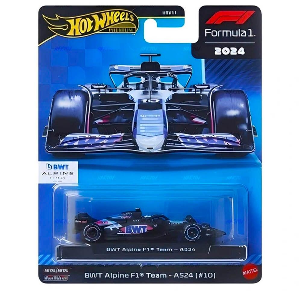1:64 Hot Wheels Premium Formula 1 F1 2024 BWT Alpine F1 Team A524 #10