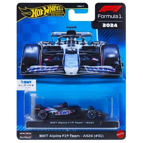 1:64 Hot Wheels Premium Formula 1 F1 2024 BWT Alpine F1 Team A524 #31