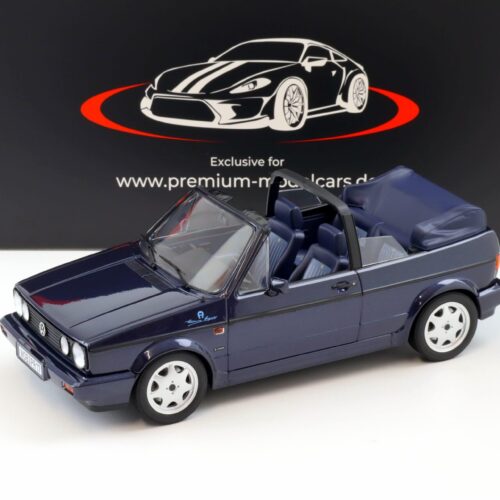 PREORDER 1:18 Norev VW Golf 1 Cabriolet Etienne Aigner 1990 Midnight blue metallic - Limited 750 pcs.
