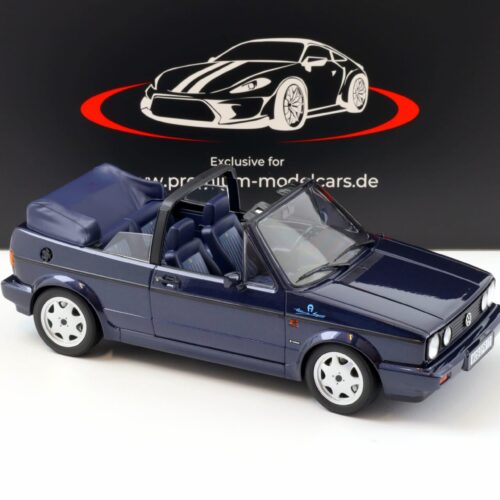 PREORDER 1:18 Norev VW Golf 1 Cabriolet Etienne Aigner 1990 Midnight blue metallic - Limited 750 pcs.