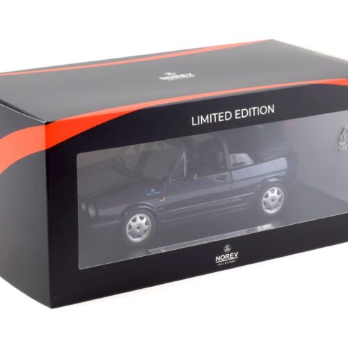 PREORDER 1:18 Norev VW Golf 1 Cabriolet Etienne Aigner 1990 Midnight blue metallic - Limited 750 pcs.
