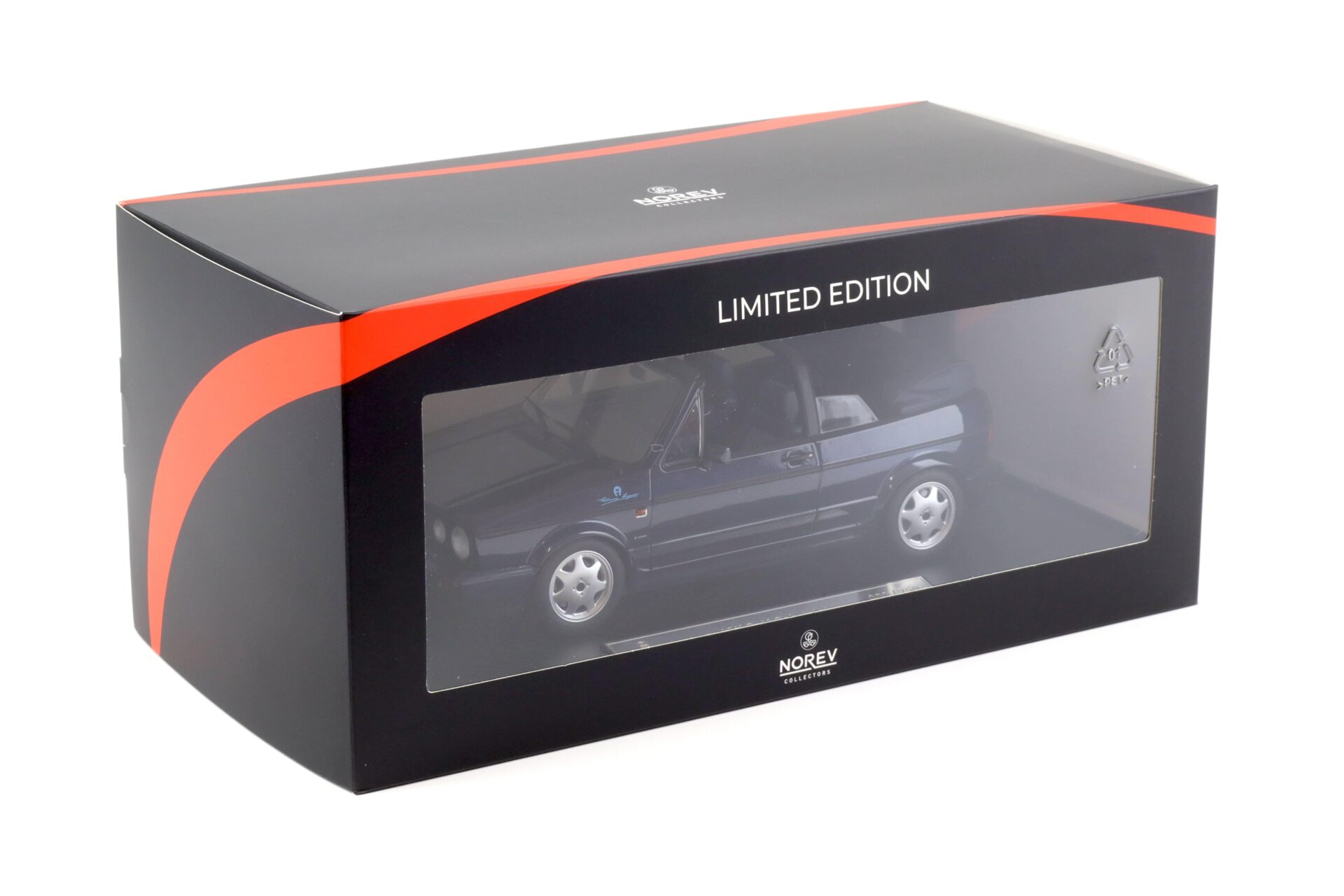 PREORDER 1:18 Norev VW Golf 1 Cabriolet Etienne Aigner 1990 Midnight blue metallic - Limited 750 pcs.