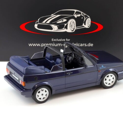 PREORDER 1:18 Norev VW Golf 1 Cabriolet Etienne Aigner 1990 Midnight blue metallic - Limited 750 pcs.