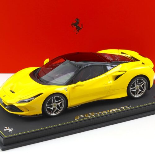 1:18 BBR Ferrari F8 Tributo Giallo Modena/ black roof - Limited 24 pcs.