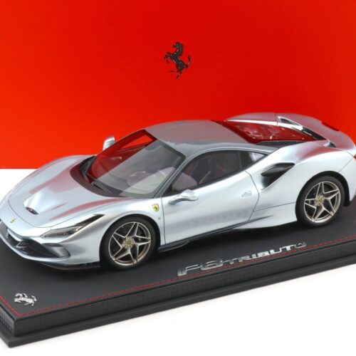 1:18 BBR Ferrari F8 Tributo Grigio Titanio/ grey roof - Limited 24 pcs.