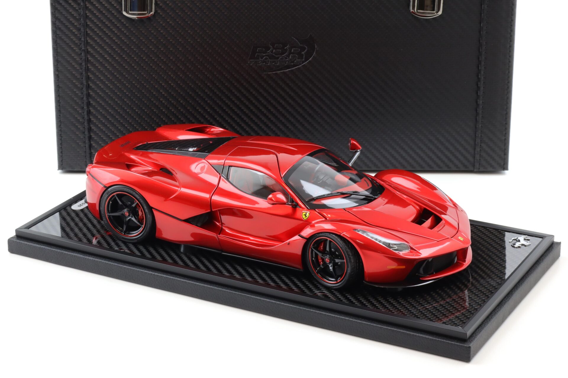 1:18 BBR Ferrari LaFerrari Rosso Fuoco One off Special L.Hamilton Special Pack - Limited 20 pcs.