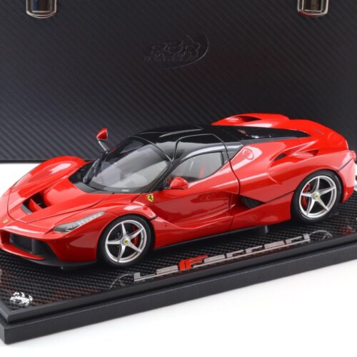 1:18 BBR Ferrari LaFerrari Rosso Corsa red 4P seatbelt red Special Pack - Limited 20 pcs.