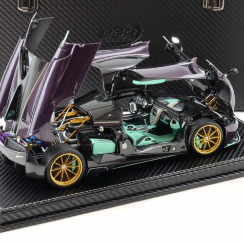 1:18 BBR Almost Real Pagani Huayra Dinastia Yazi purple Carbon/ turquoise Special Pack