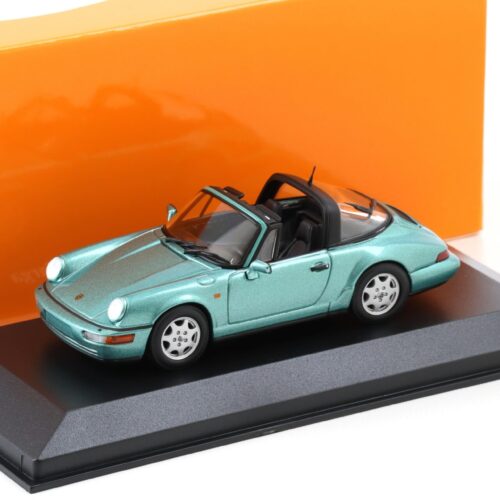 1:43 Minichamps Maxichamps Porsche 911 964 Carrera 2 Targa 1991 green metallic