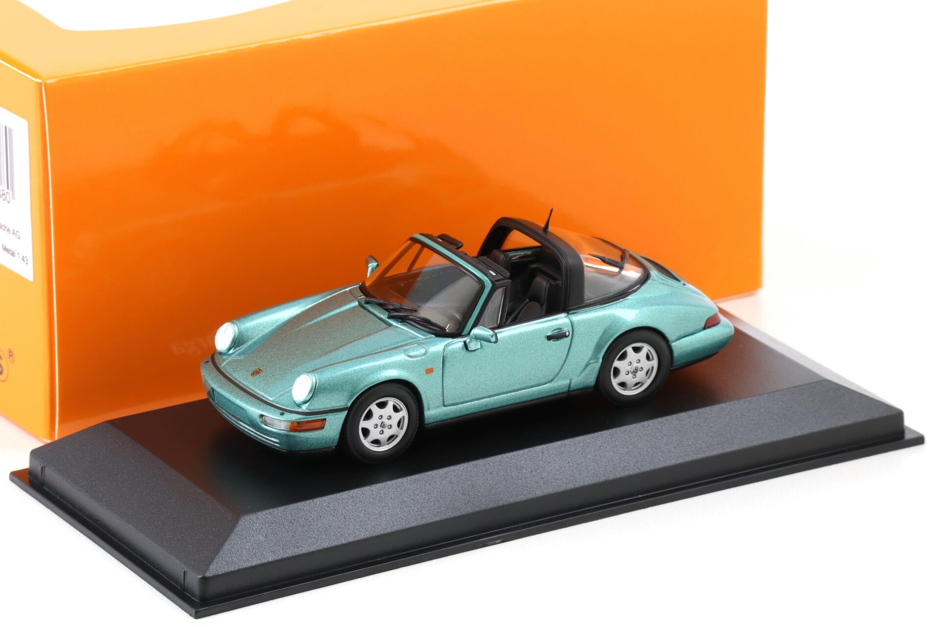 1:43 Minichamps Maxichamps Porsche 911 964 Carrera 2 Targa 1991 green metallic