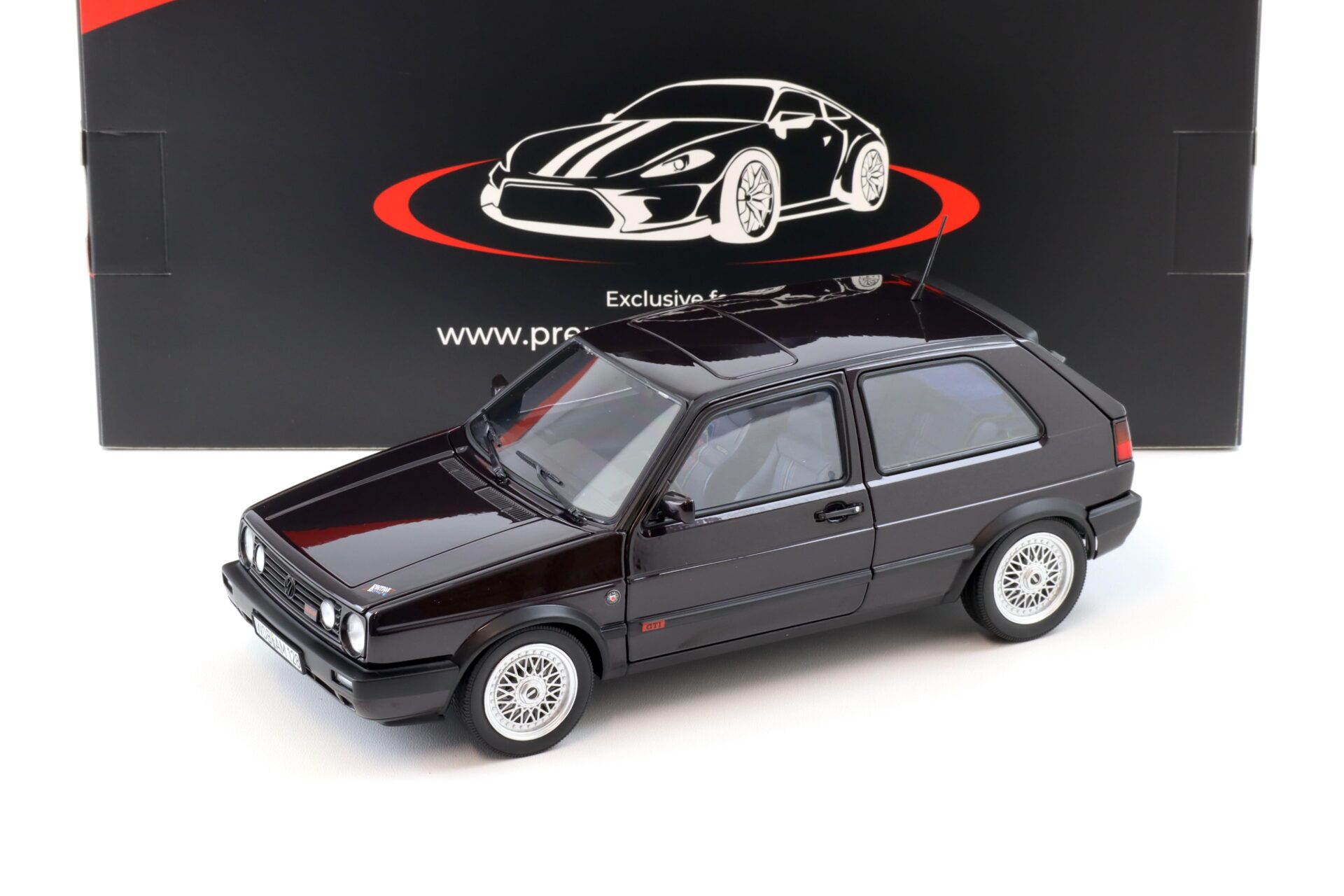 PREORDER: 1:18 Norev VW Golf 2 GTI G60 Edition One 1990 Dark Burgundy - Limited 999 pcs.
