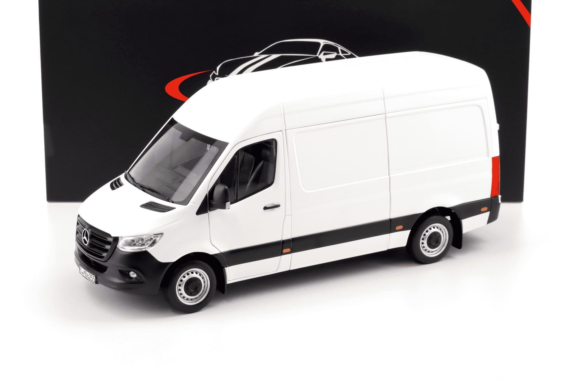 PREORDER: 1:18 Norev Mercedes Sprinter Kasten 2018 white - Limited 1000 pcs.