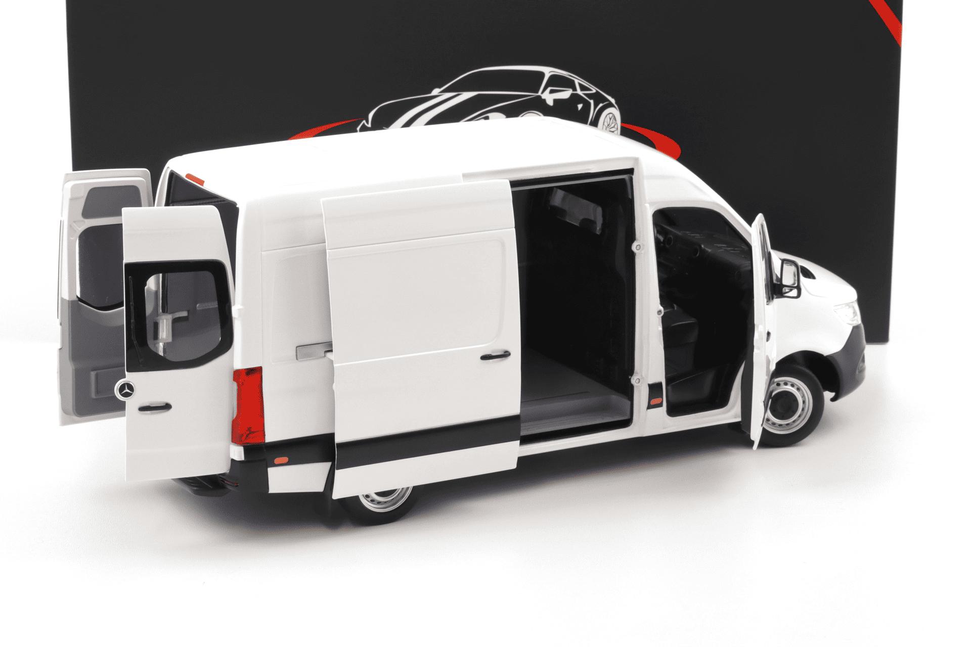 PREORDER: 1:18 Norev Mercedes Sprinter Kasten 2018 white - Limited 1000 pcs.