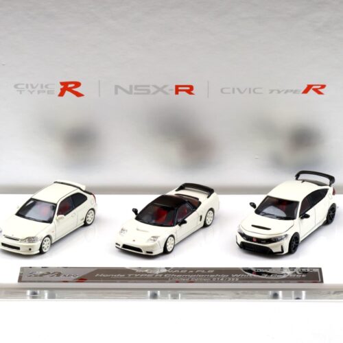 1:64 Motorhelix APA XPO 2025 Honda Type R white 3-Car Set - Limited 399 pcs.
