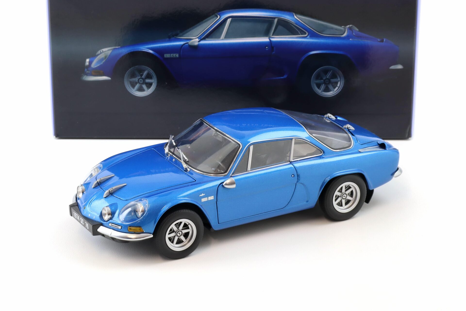 1:18 Kyosho Alpine Renault A110 1600SC 1974 blue metallic 08482BL