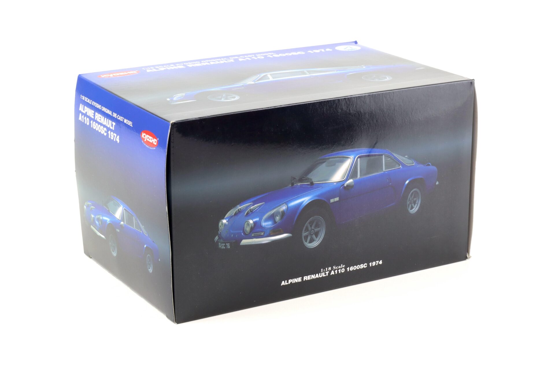 1:18 Kyosho Alpine Renault A110 1600SC 1974 blue metallic 08482BL