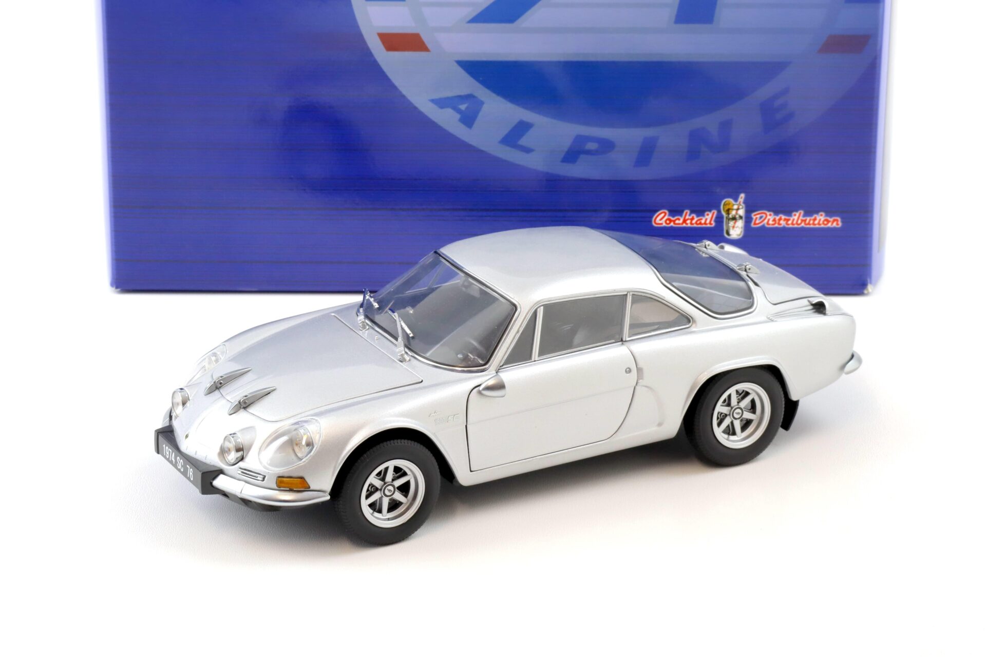 1:18 Kyosho Alpine Renault A110 1600SC 1974 silver metallic 08482S