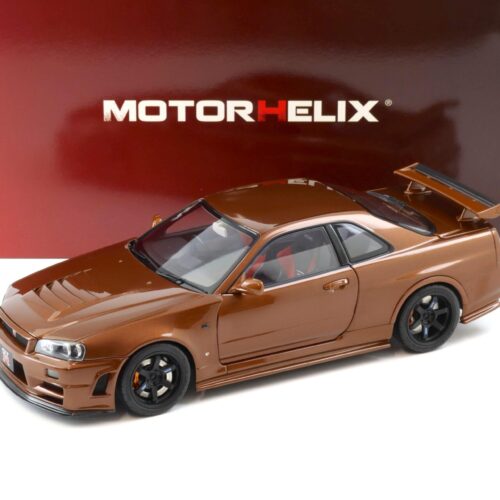 1:18 Motorhelix Nissan Skyline R34 Customized metallic bronze M83414
