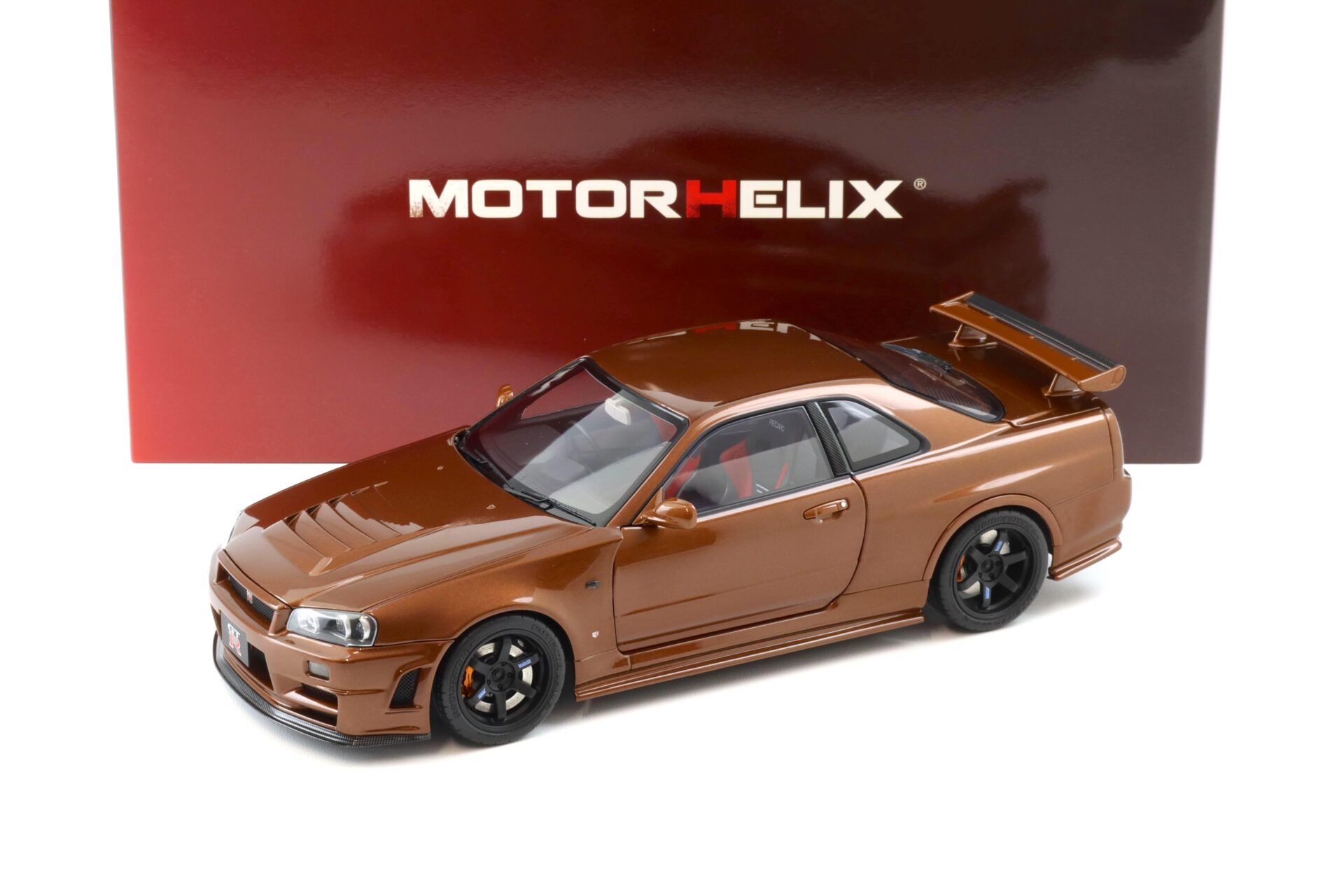 1:18 Motorhelix Nissan Skyline R34 Customized metallic bronze M83414