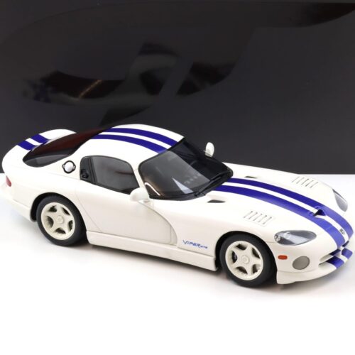 1:18 GT Spirit GT940 Dodge Viper GTS Coupe Stone white/ blue stripes 1996