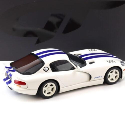 1:18 GT Spirit GT940 Dodge Viper GTS Coupe Stone white/ blue stripes 1996