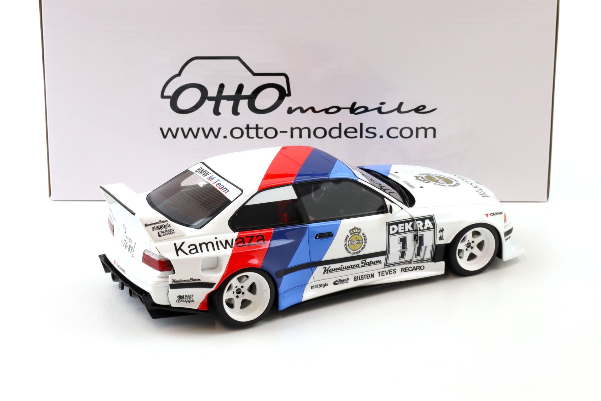 1:18 OTTO mobile OT1176 BMW E36 Khyzyl Saleem white 2024 Kamiwaza