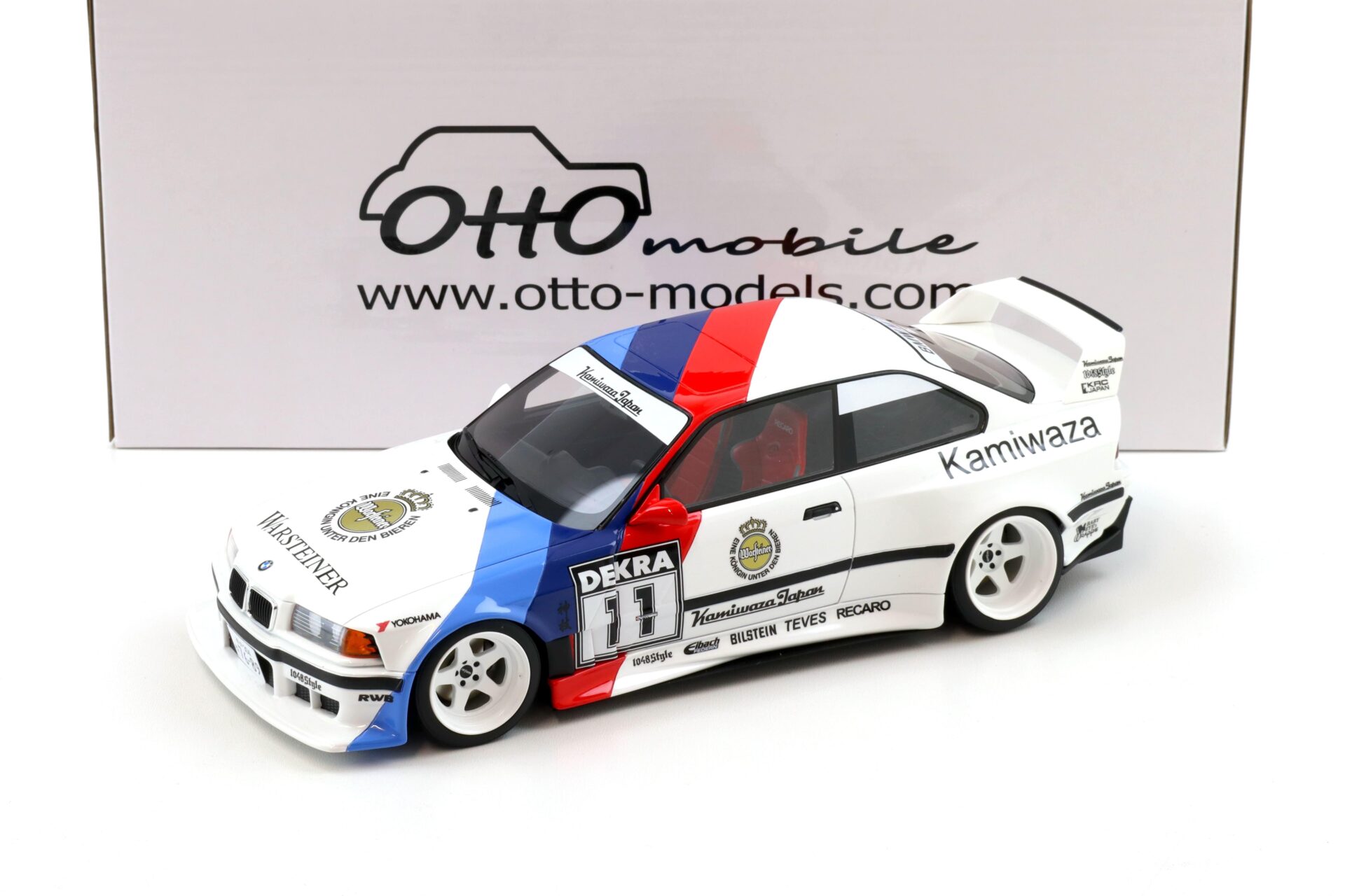 1:18 OTTO mobile OT1176 BMW E36 Khyzyl Saleem white 2024 Kamiwaza