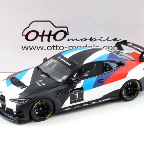 1:18 OTTO mobile OT1228 BMW M4 GT4 Presentation 2022 white/ black #1