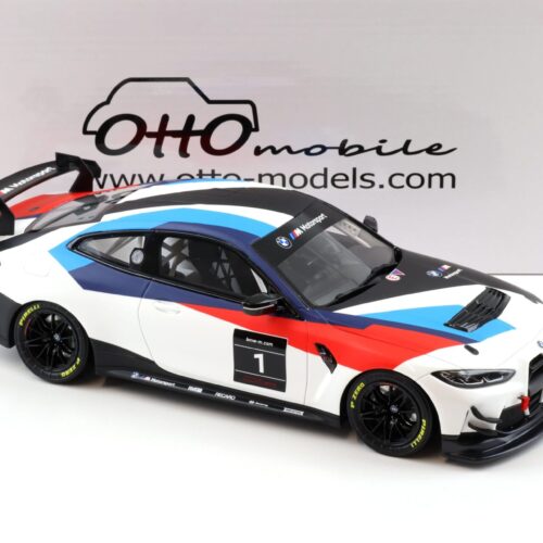 1:18 OTTO mobile OT1228 BMW M4 GT4 Presentation 2022 white/ black #1